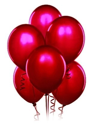 Balon MKTRADE 12" 30cm 80szt. - B125 bordowy metalik