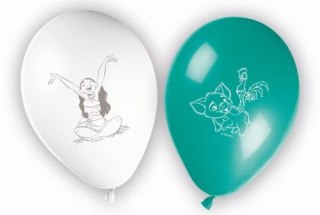 Balony 11" z nadr. "Moana", 8 szt.