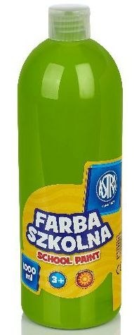 Farba szkolna ASTRA 1000 ml - limonkowa