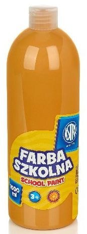 Farba szkolna Astra 1000 ml - brązowa jasna