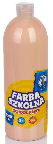 Farba szkolna Astra 1000 ml - cielista