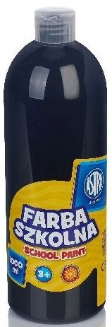 Farba szkolna Astra 1000 ml - czarna