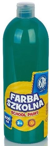 Farba szkolna Astra 1000 ml - szmaragdowa