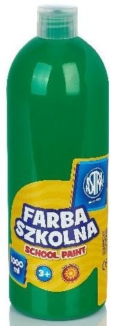 Farba szkolna Astra 1000 ml - zielona jasna