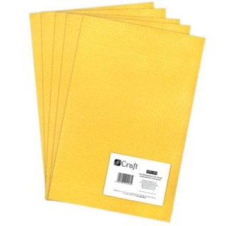 Filc poliestrowy DPCRAFT A4 5szt. - Yellow