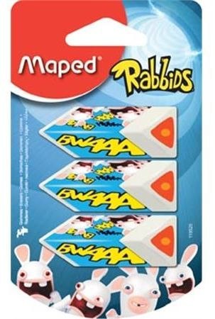 Gumka MAPED 3szt Rabbids