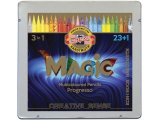 Kredki KOH-I-NOOR Progresso Magic 24 kolory