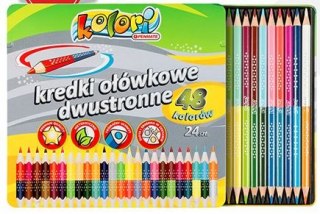 Kredki dwustronne PENMATE Kolori Premium 24 szt. 48 kolorów