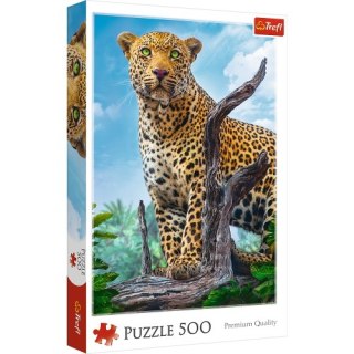 Puzzle 500 TREFL Dziki lampart