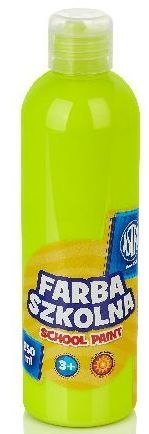 Farba szkolna Astra 250 ml - fluorescencyjna cytrynowa