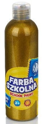 Farba szkolna Astra 250 ml - metaliczna zielona