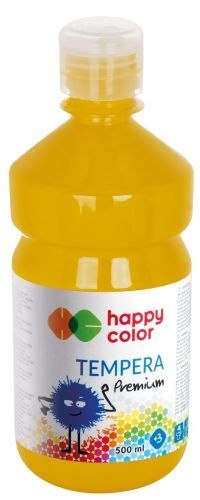 Farba tempera HAPPY COLOR Premium 500ml nr 16 - ciemnożółty