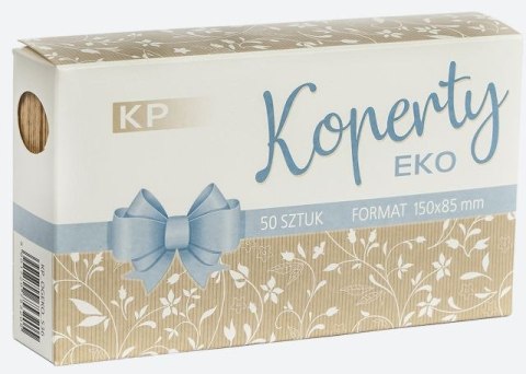 Koperty EKO kraft na pieniądze 150x85 opak 50 szt. zest.536