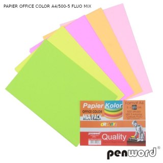 PAPIER OFFICE COLOR A4/500-5 FLUO MIX 