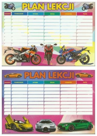 Plan lekcji POLSYR A4 25ark. - motory/auta