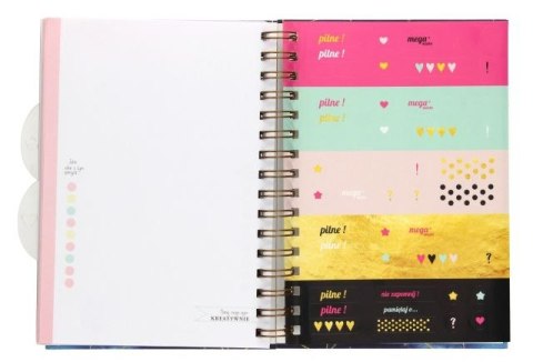 Planer kreatywny INTERDRUK A5 120k. Bulllet journal - Bujo planner