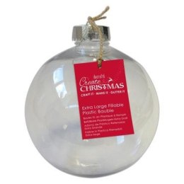 Plastikowa bombka do wypełnienia, duża - Create Christmas