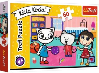 Puzzle 60 TREFL Kicia Kocia z przyjaciółmi