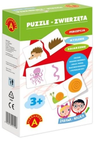 Puzzle zabawa i nauka ALEXANDER Zwierzęta