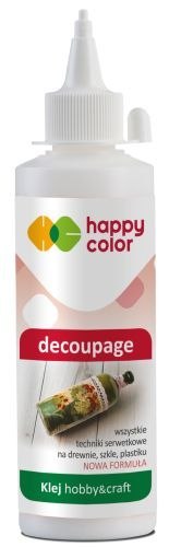 Klej do decoupage, butelka 250g, Happy Color