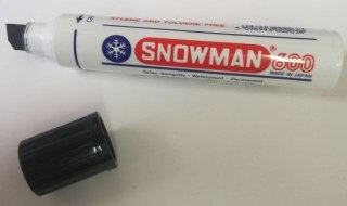 MARKER SNOWMAN SUPER MAXI 600 czarny