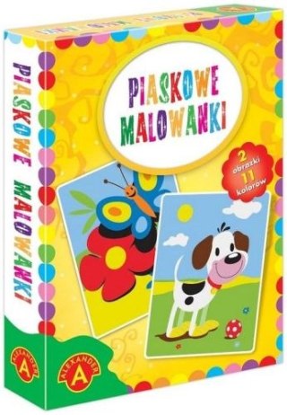 PIASKOWE MALOWANKI-PIES/MOTYL