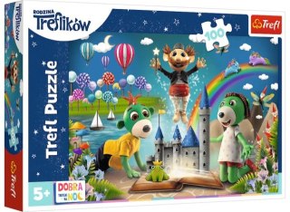 Puzzle 100 TREFL Trefliki - Bajkowy wieczór z Treflikami - Dobranoc, Trefliki na noc