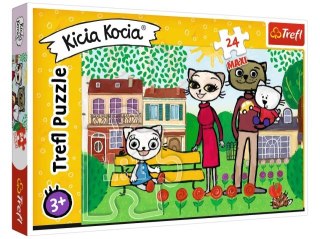 Puzzle 24 Maxi TREFL Kici Kocia - Zabawy Kici Koci