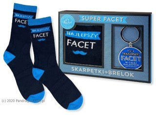 Set So Macho skarpetki + brelok facet