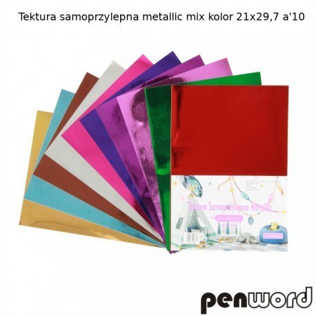 TEKTURA SAMOPRZYLEPNA METALLIC MIX KOLOR21X29, 7 a10