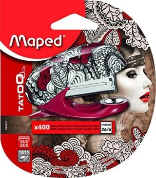 Zszywacz MAPED Tatoo 15 kartek plus 400 zszywek, blister