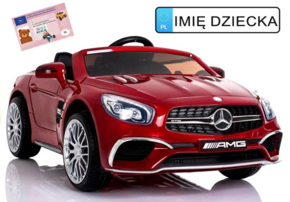 Pojazd Mercedes AMG SL65 Lakierowany Czerwony