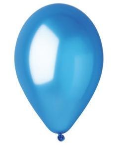 Balony GEMAR metal 26cm niebieskie 100szt. (GM90-36)