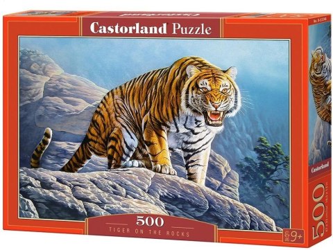 Puzzle 500 Tygrys na skłach CASTOR