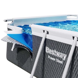 Basen ogrodowy stelażowy 412 x 201 x 122 cm 11w1 Bestway 56722