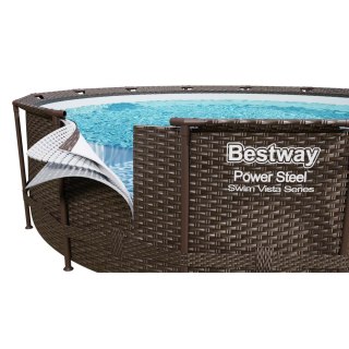 Basen ogrodowy stelażowy 488 x 122 cm 12w1 Bestway 56725