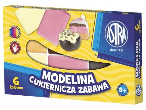 Modelina 6 kolorów ASTRA cukiernicza zabawa