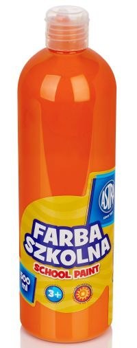 Farba szkolna ASTRA 500ml - pomarańczowa