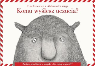 Komu wyślesz uczucia? Zestaw pocztówek z książki