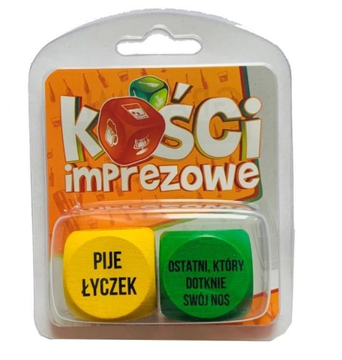 Kości Imprezowe (żółto-zielone)