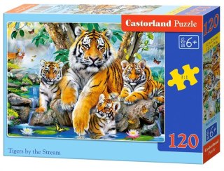 Puzzle 120 Tigers by the Stream CASTOR