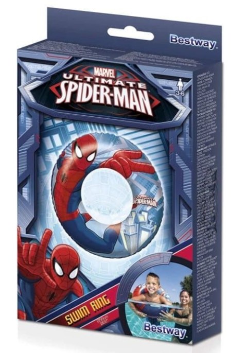 Pompowane Koło Do Pływania Spider-Man 56 cm Bestway 98003