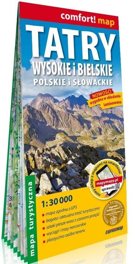 Comfort!map Tatry Wysokie i Bielskie 1:30 000 lam.