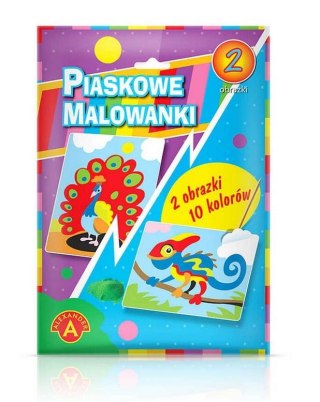 Piaskowe malowanki Kameleon, paw ALEX