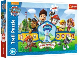 Puzzle 100 TREFL Paw patrol - Bohaterska drużyna