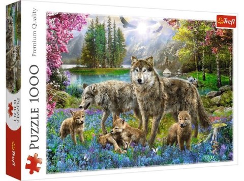 Puzzle 1000 TREFL Wilcza rodzina