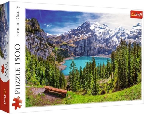 Puzzle 1500 Jezioro Oeschinen TREFL