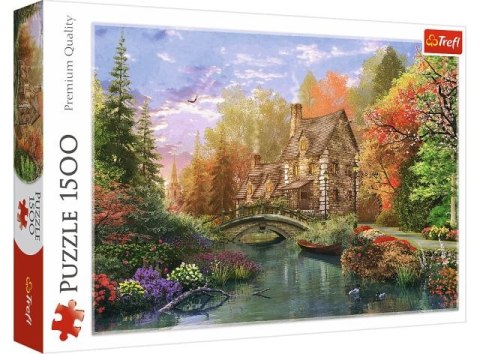 Puzzle 1500 TREFL Chatka nad jeziorem