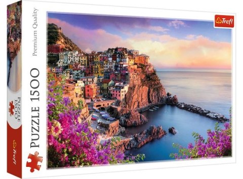 Puzzle 1500 TREFL Widok na miasteczko Manarola