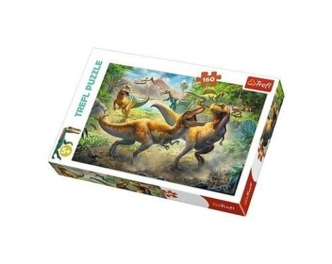 Puzzle 160 Walczace Tyranozaury TREFL